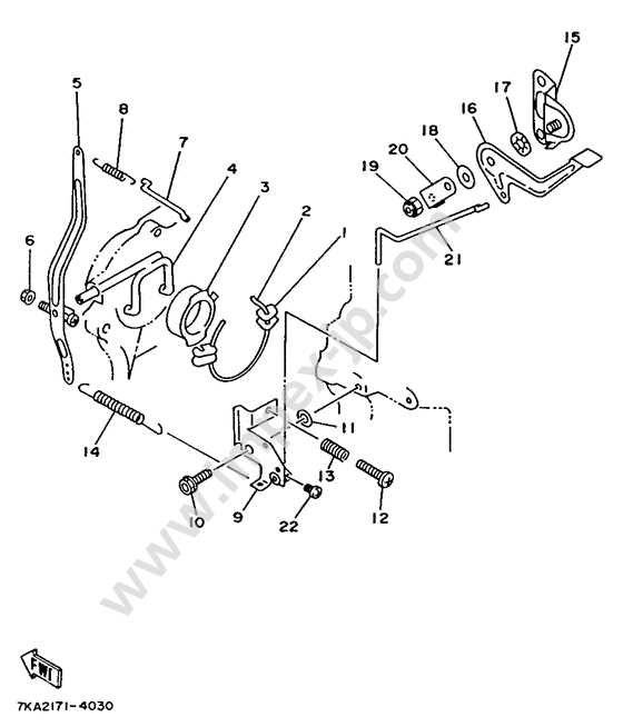 yamaha ys624 parts diagram