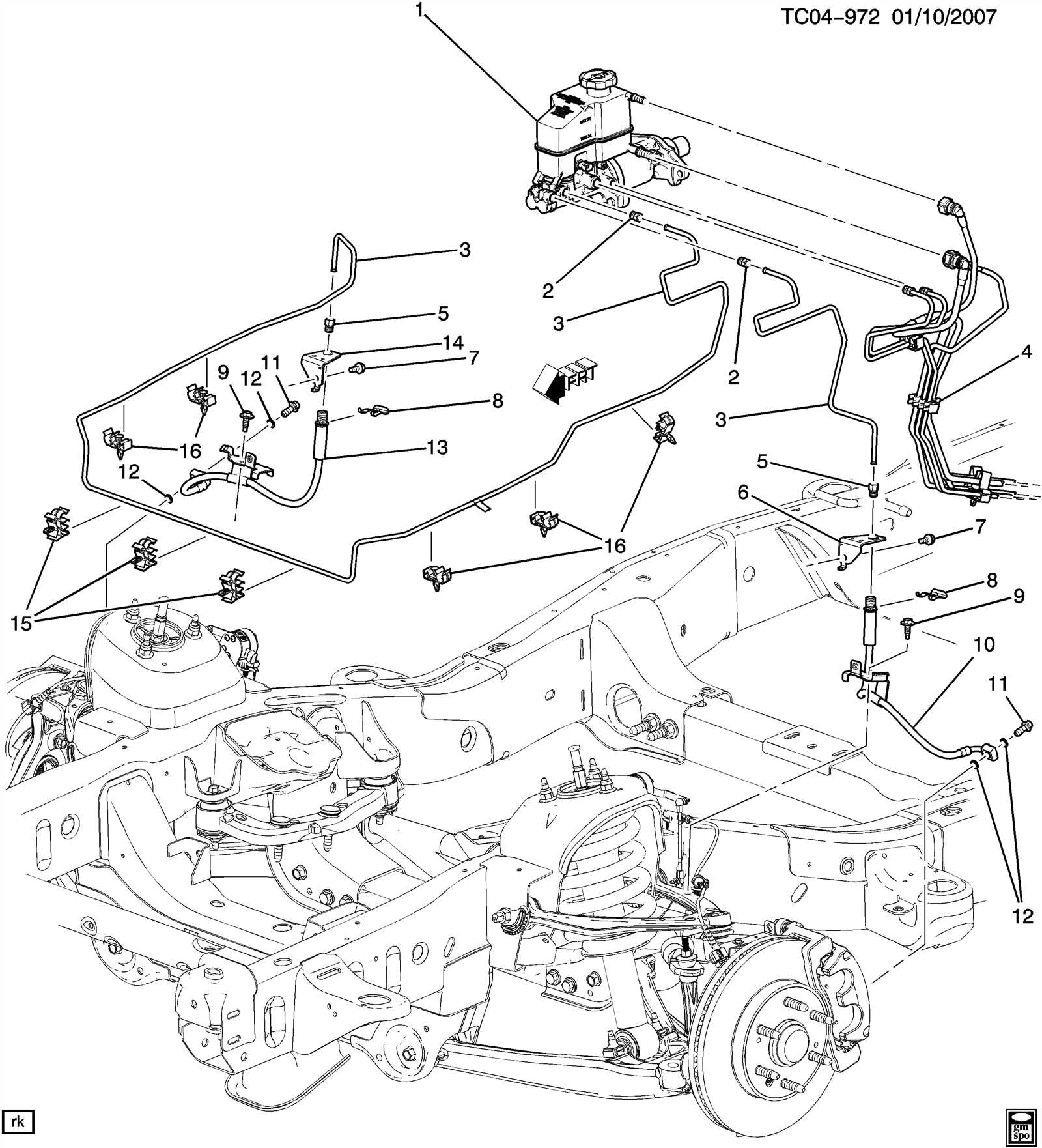 gmc sierra parts diagram