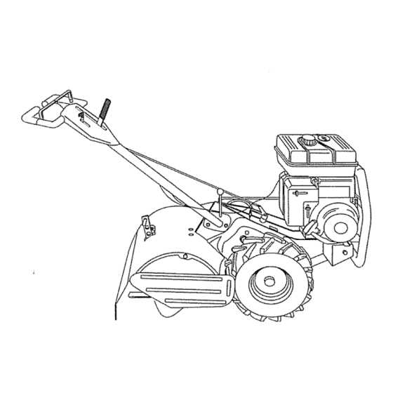 yard machine rear tine tiller parts diagram