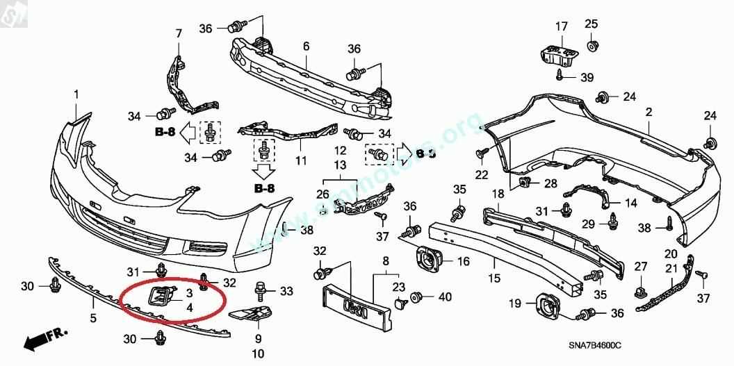 2009 honda civic body parts diagram