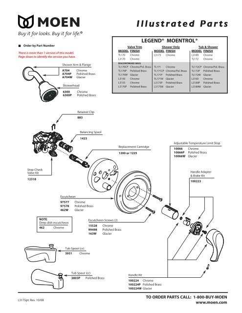 moen monticello faucet parts diagram