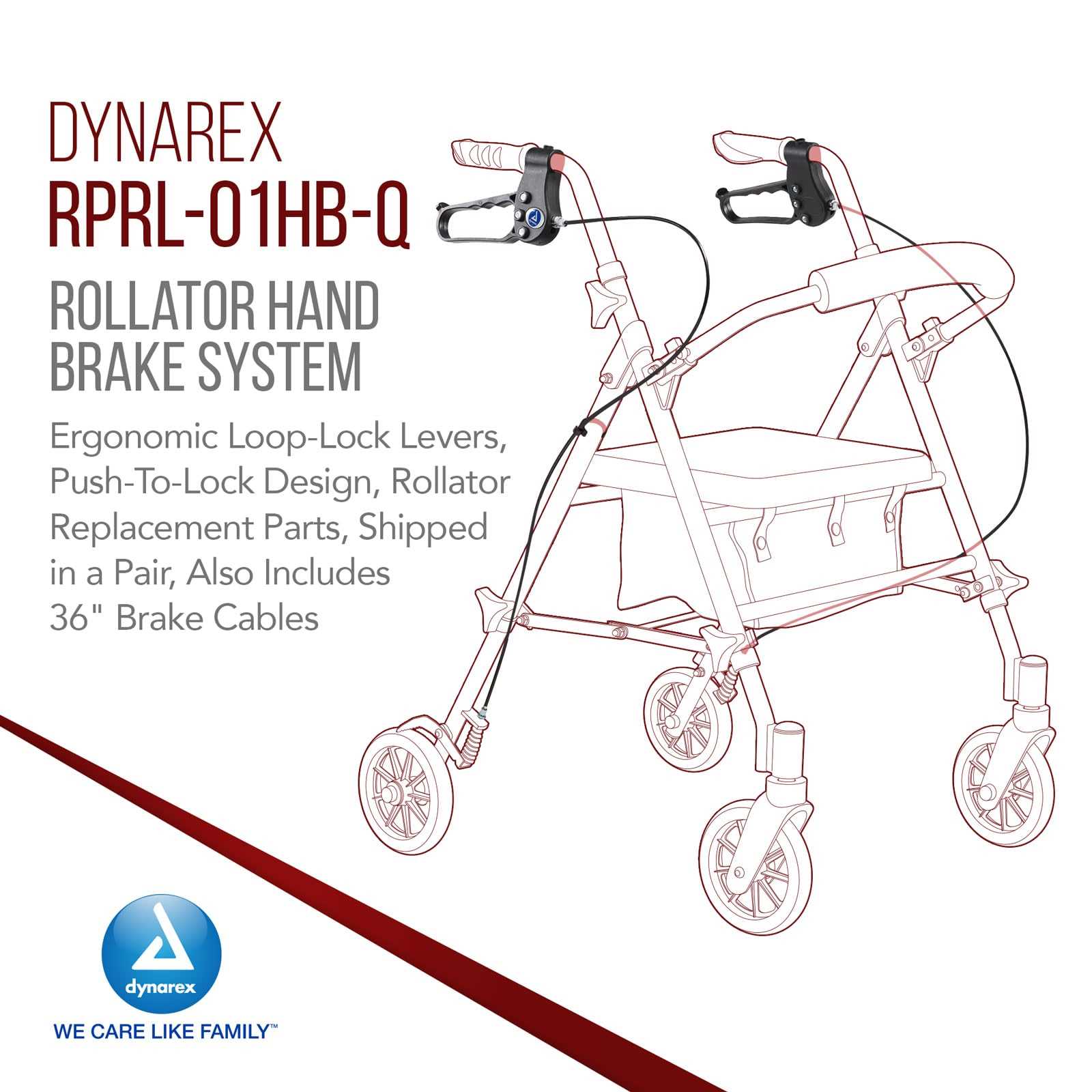 rollator parts diagram