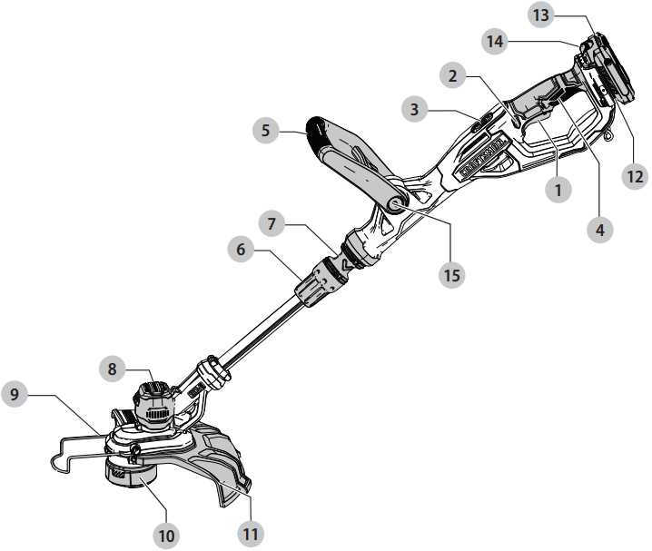 craftsman weed wacker parts diagram