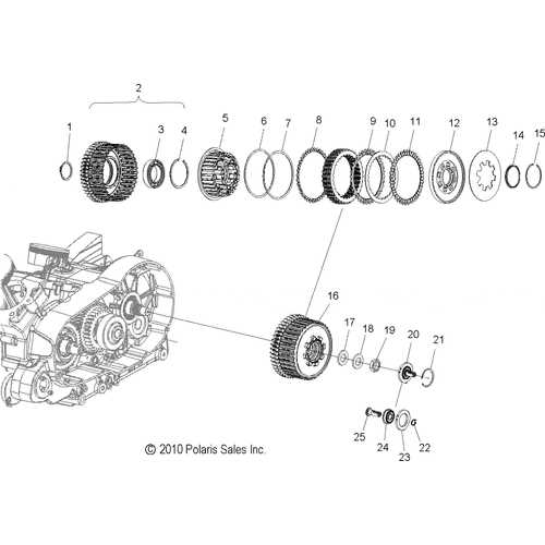 motorcycle clutch parts diagram