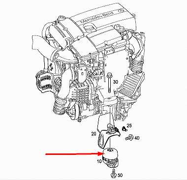 mercedes w204 engine parts diagram