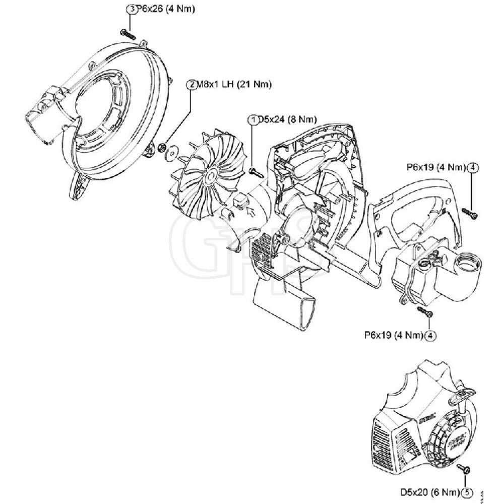 stihl bg 50 replacement parts diagram