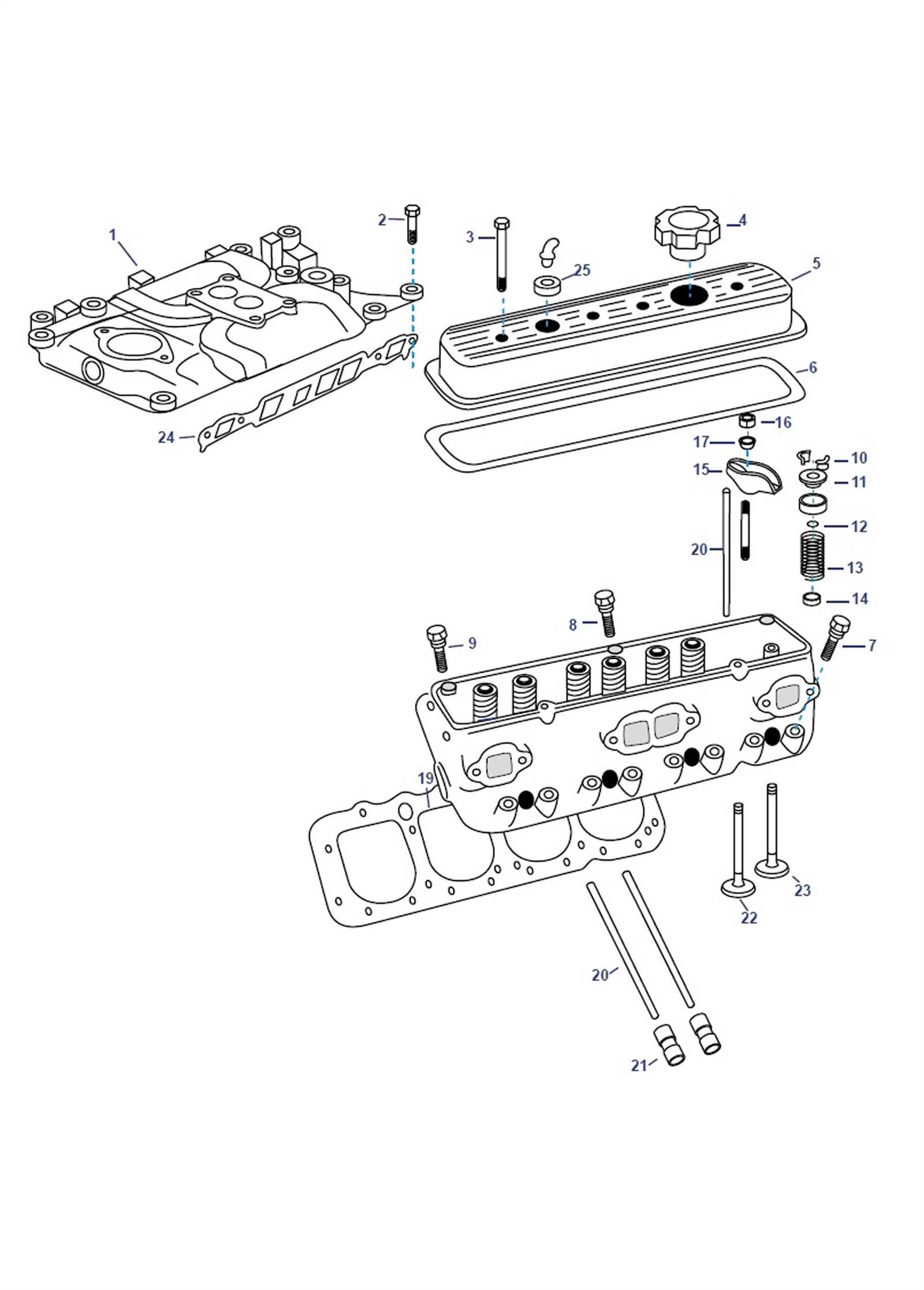 mercruiser 5.7 engine parts diagram