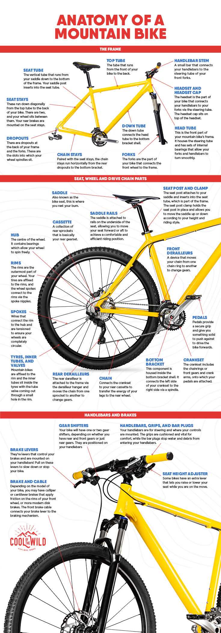 diagram bike parts