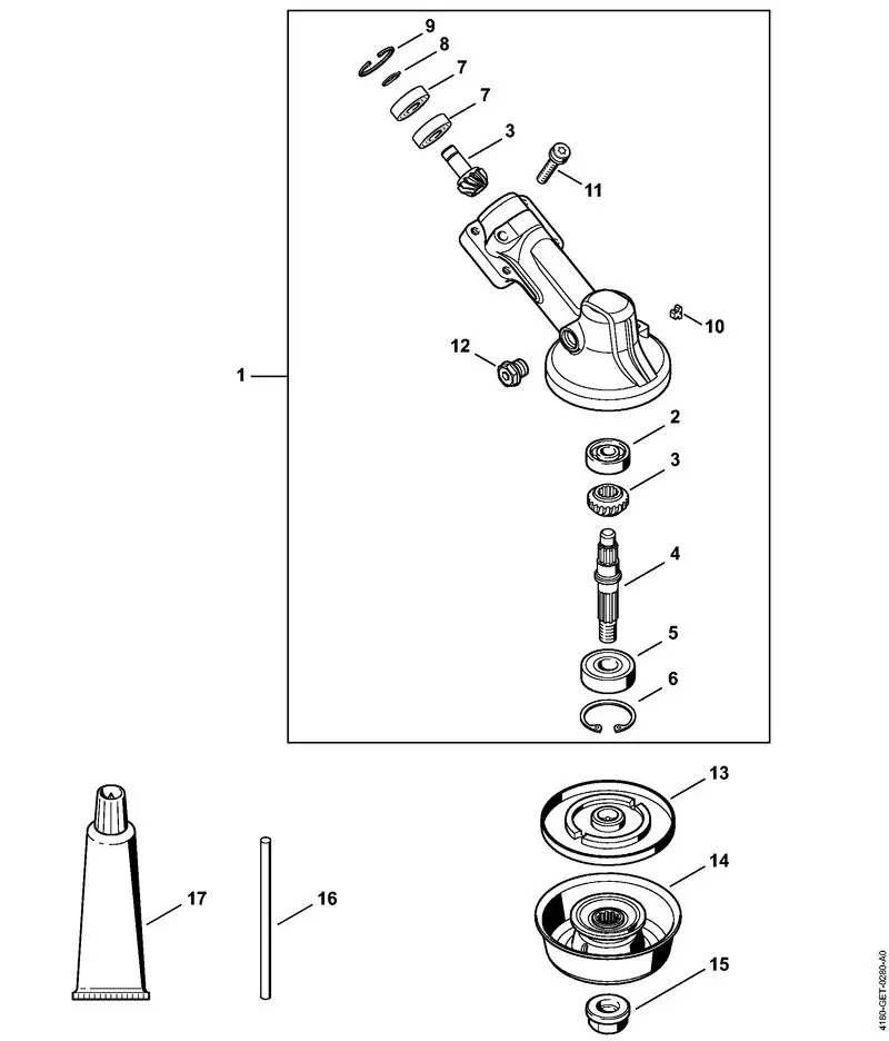 stihl fs 55 rz parts diagram