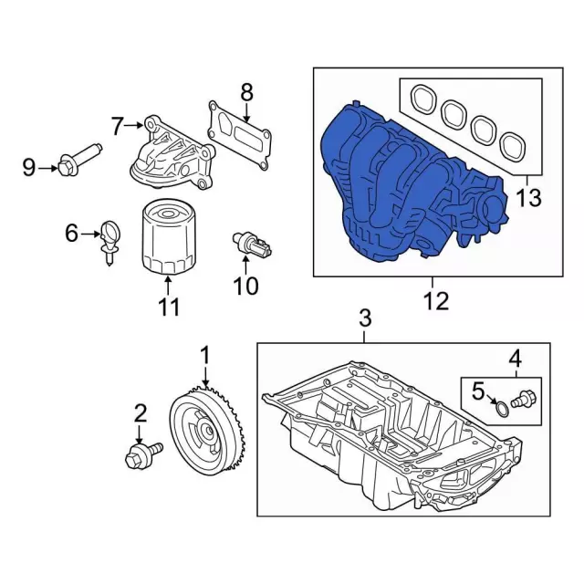 intake manifold parts diagram