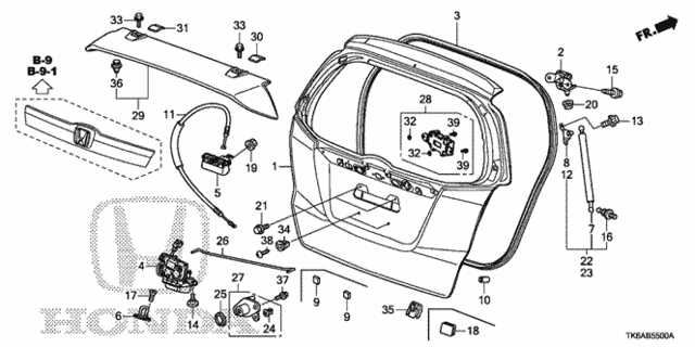 2013 honda fit parts diagram