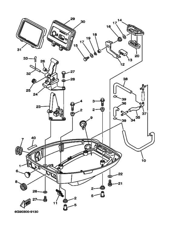 mercury 15 hp outboard parts diagram