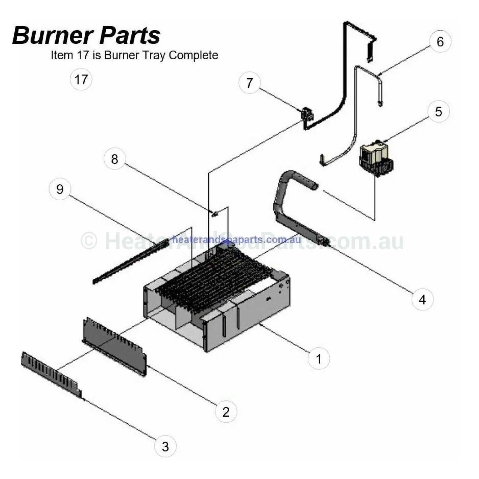 la spa parts diagram