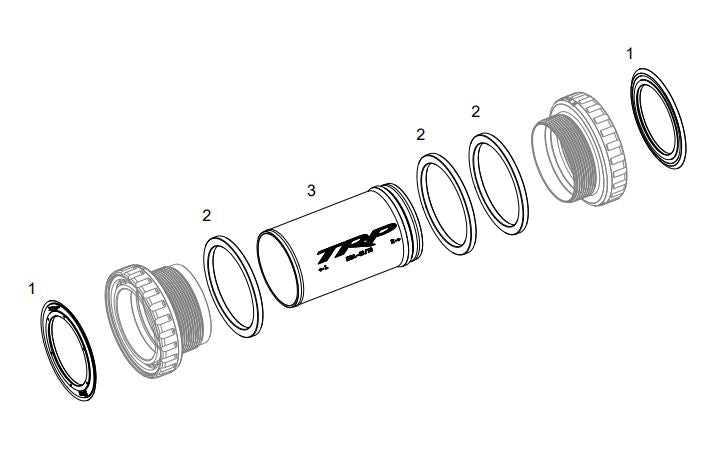 bottom bracket parts diagram