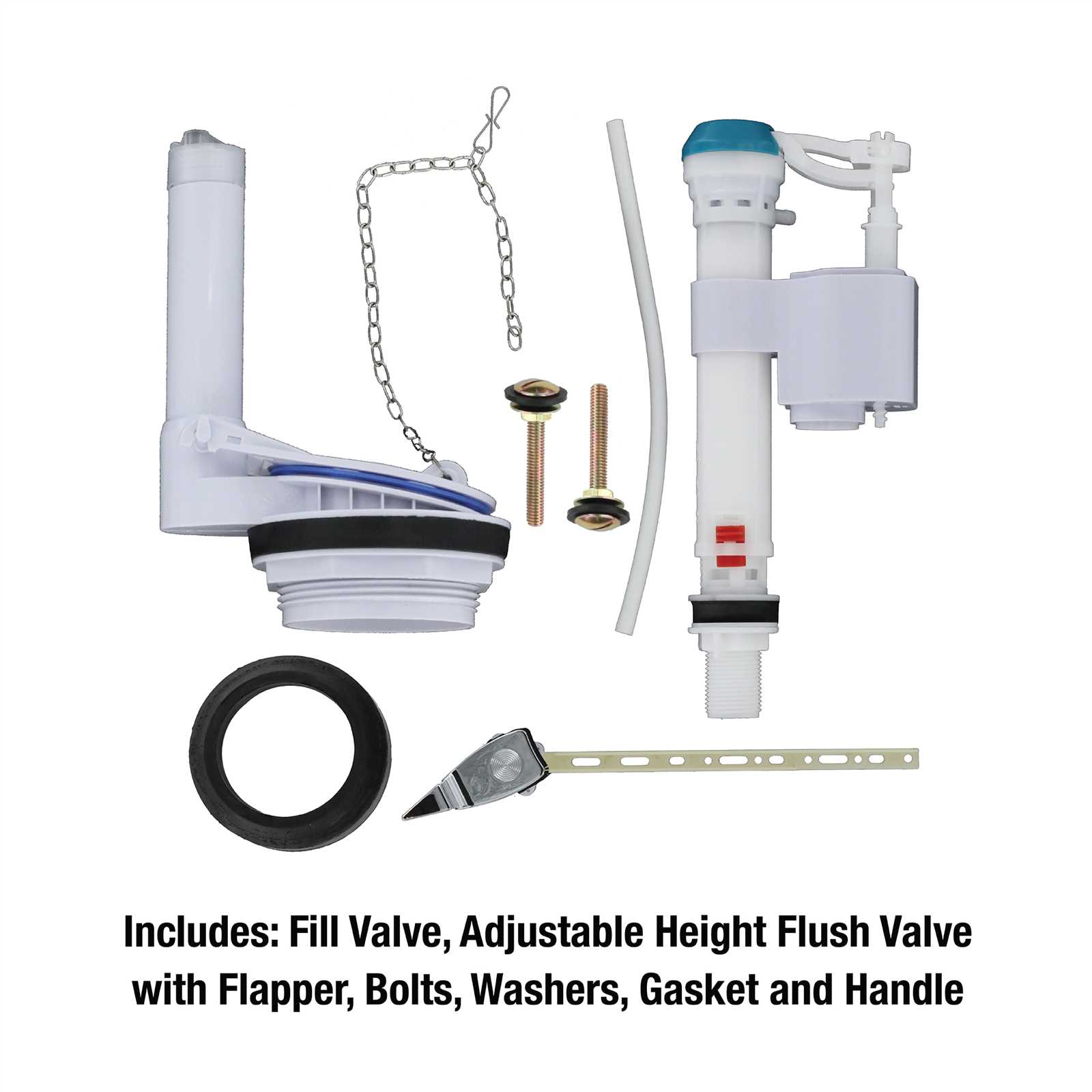 toilet parts diagram flush valve