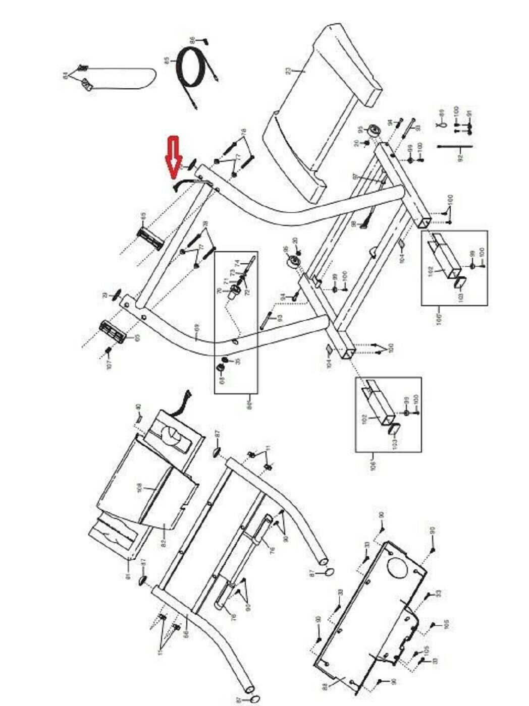 zero gravity chair parts diagram