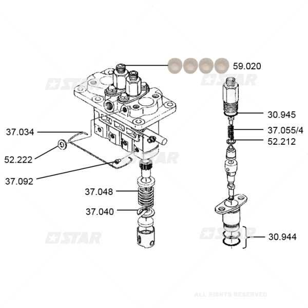 zexel fuel injection pump parts diagram