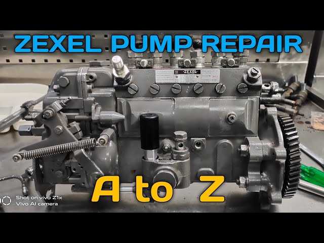 zexel fuel injection pump parts diagram