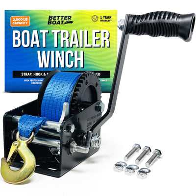 boat trailer winch parts diagram