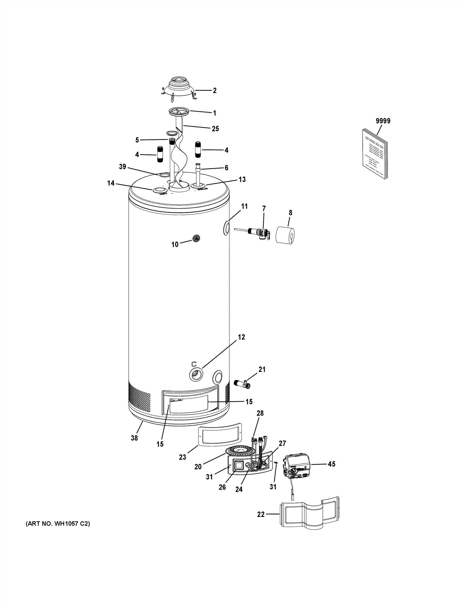 ao smith parts diagram