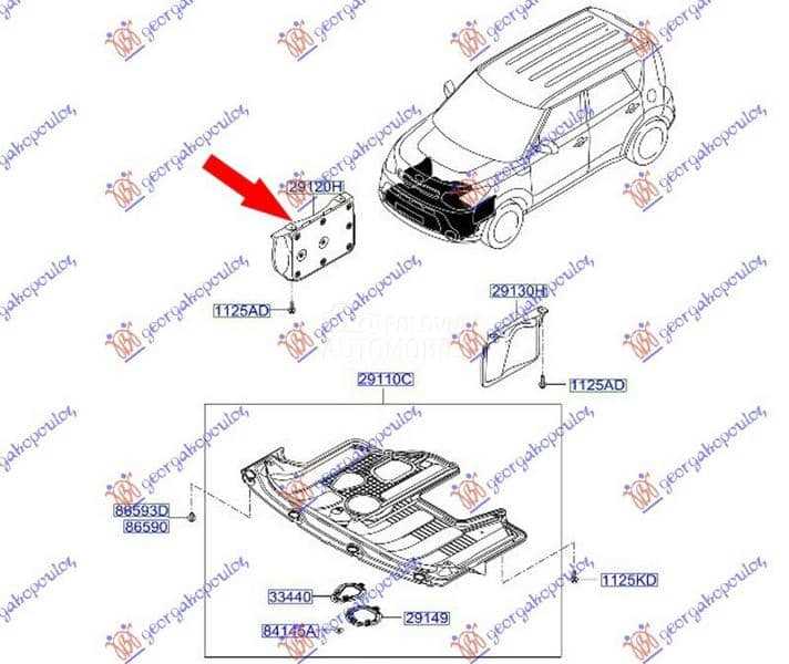 2015 kia soul body parts diagram