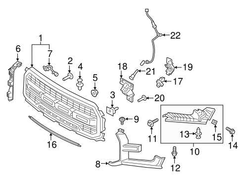 2018 ford f 150 body parts diagram