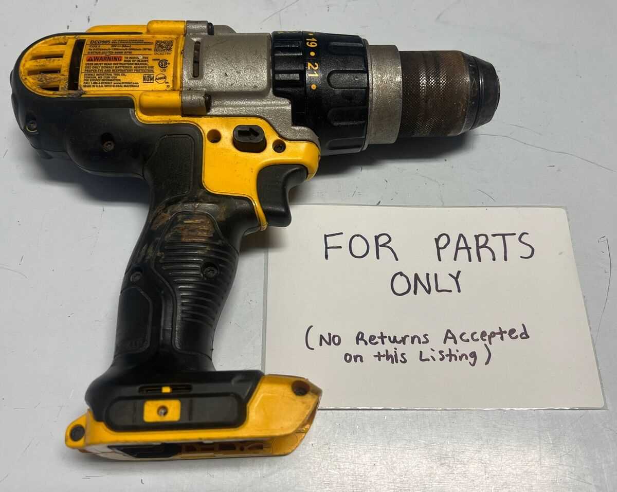 dewalt dcd985 parts diagram