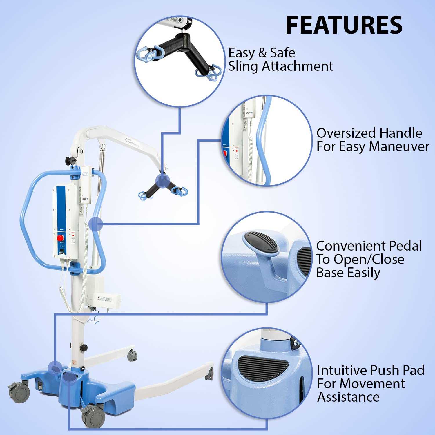 manual hoyer lift parts diagram