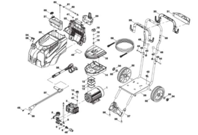 husky power washer 1750 parts diagram