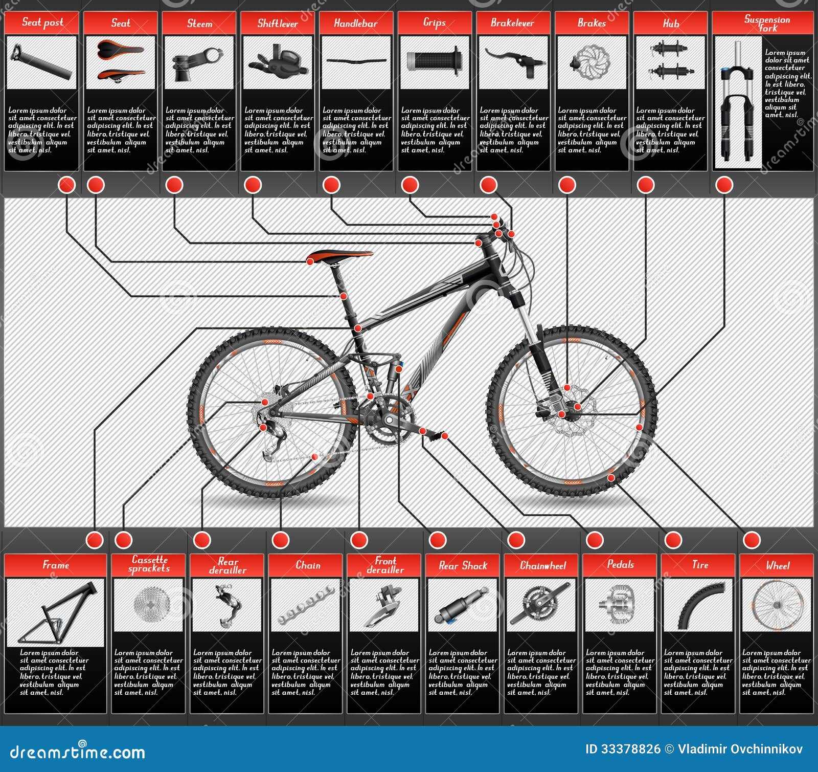 mountain bike parts diagram