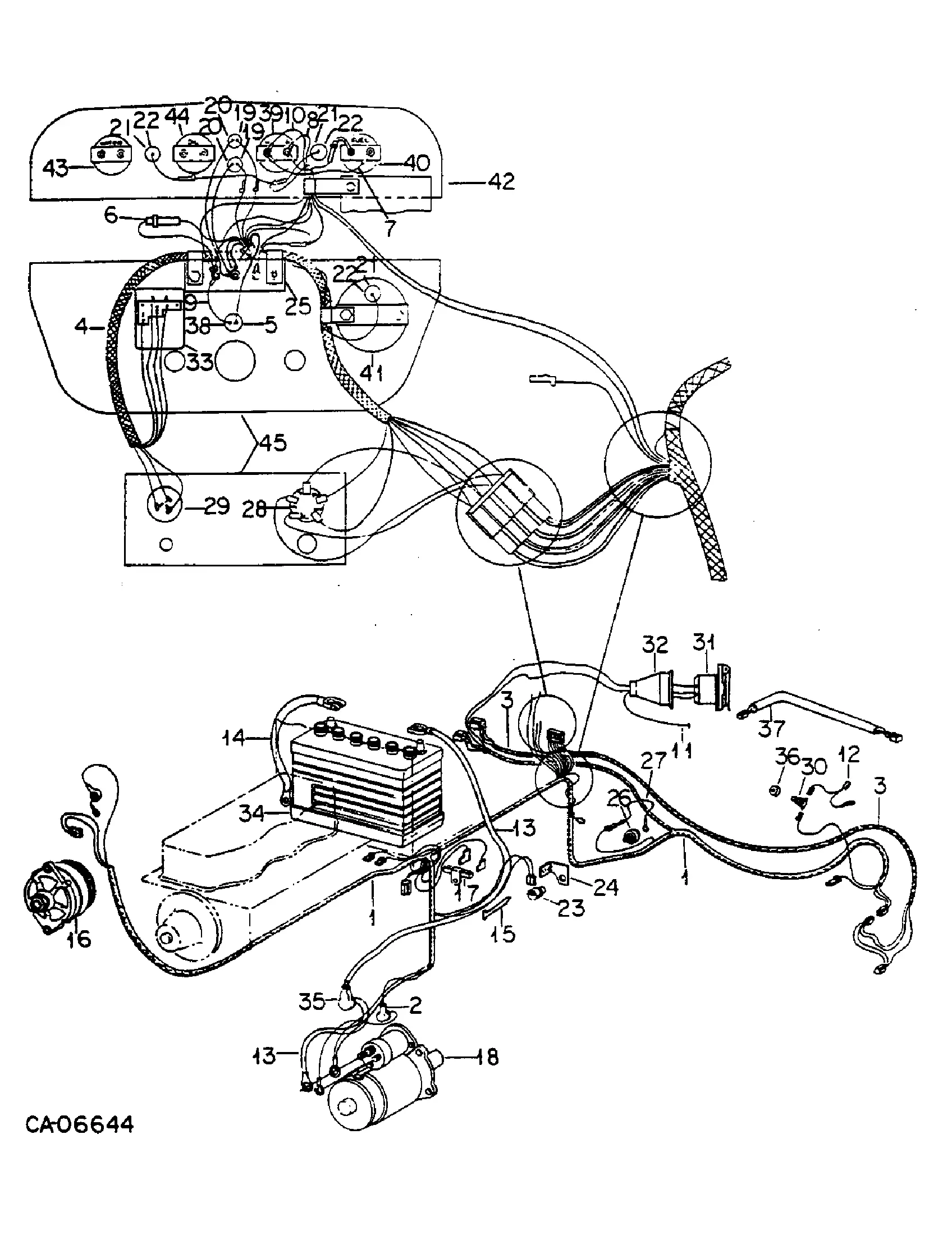 international 674 parts diagram