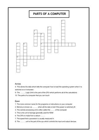 lab equipment part 1 diagram crossword answers