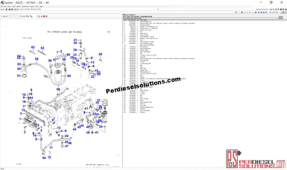 massey ferguson 1529 parts diagram