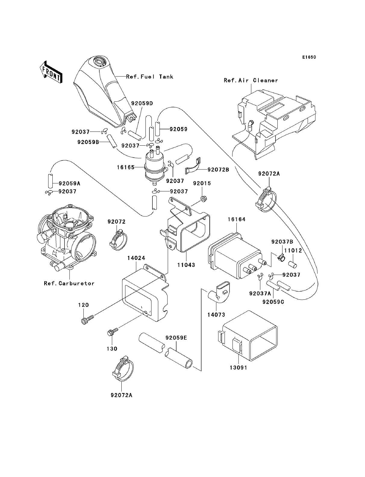 klr650 parts diagram