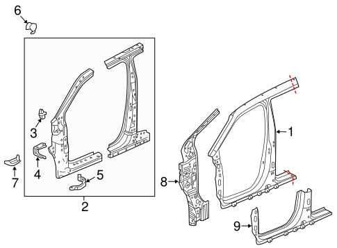 2018 honda pilot parts diagram