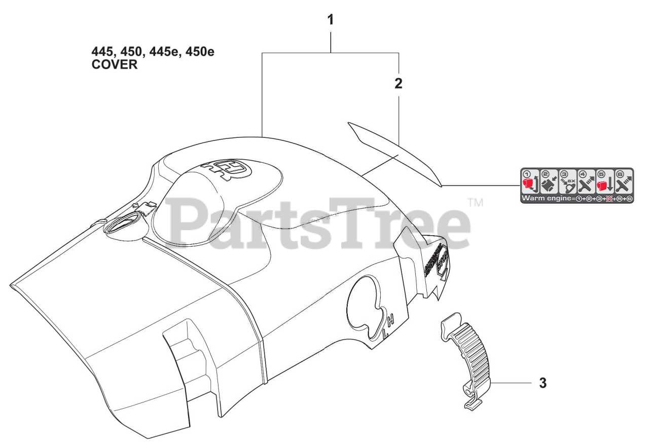 husqvarna 450 chainsaw parts diagram