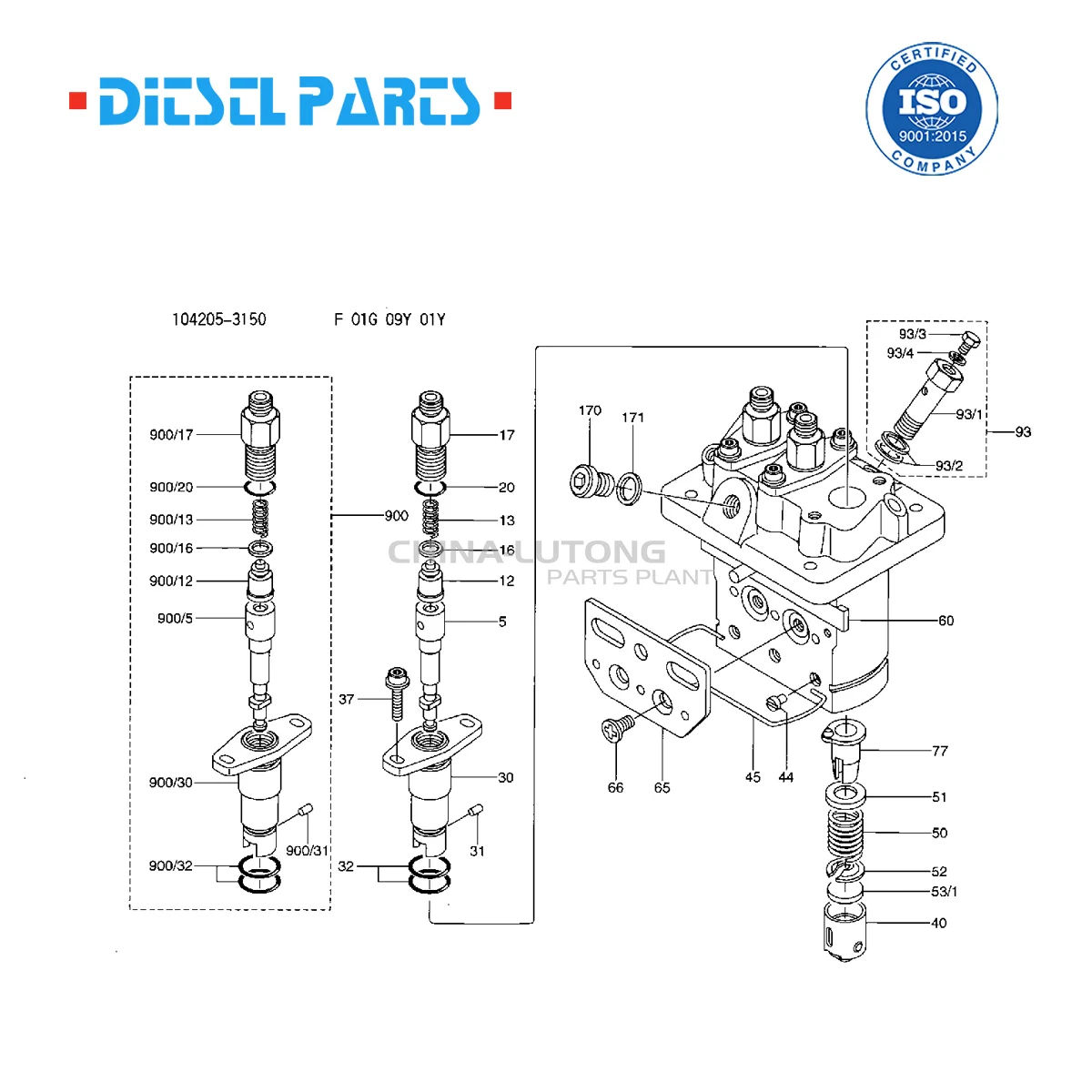 zexel fuel injection pump parts diagram